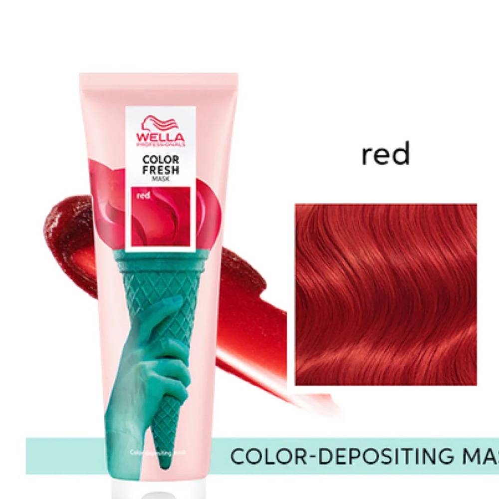 Wella Color Fresh Hair Mask in Red(Color depositing mask) Selling both together